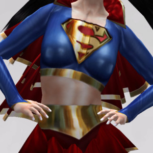Whether it's party fun or saving the world, Xue Faith is ready for action in this body hugging power suit made of body hugging lycra spandex in the radiant hues that a great Supergirl Cosplay outfit demands. Lois Lane's got nuttin' on this grrl!